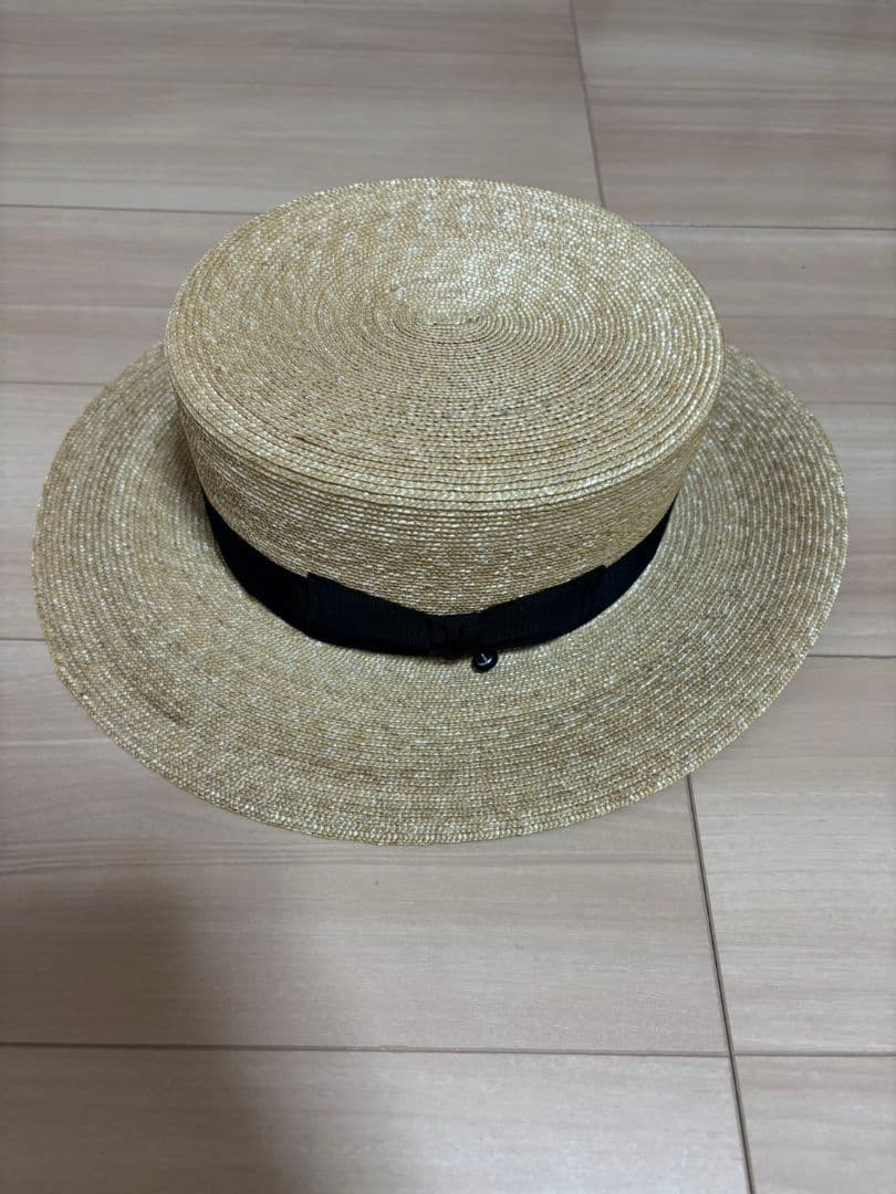 dog＆co カンカン帽　ハット　麦わら