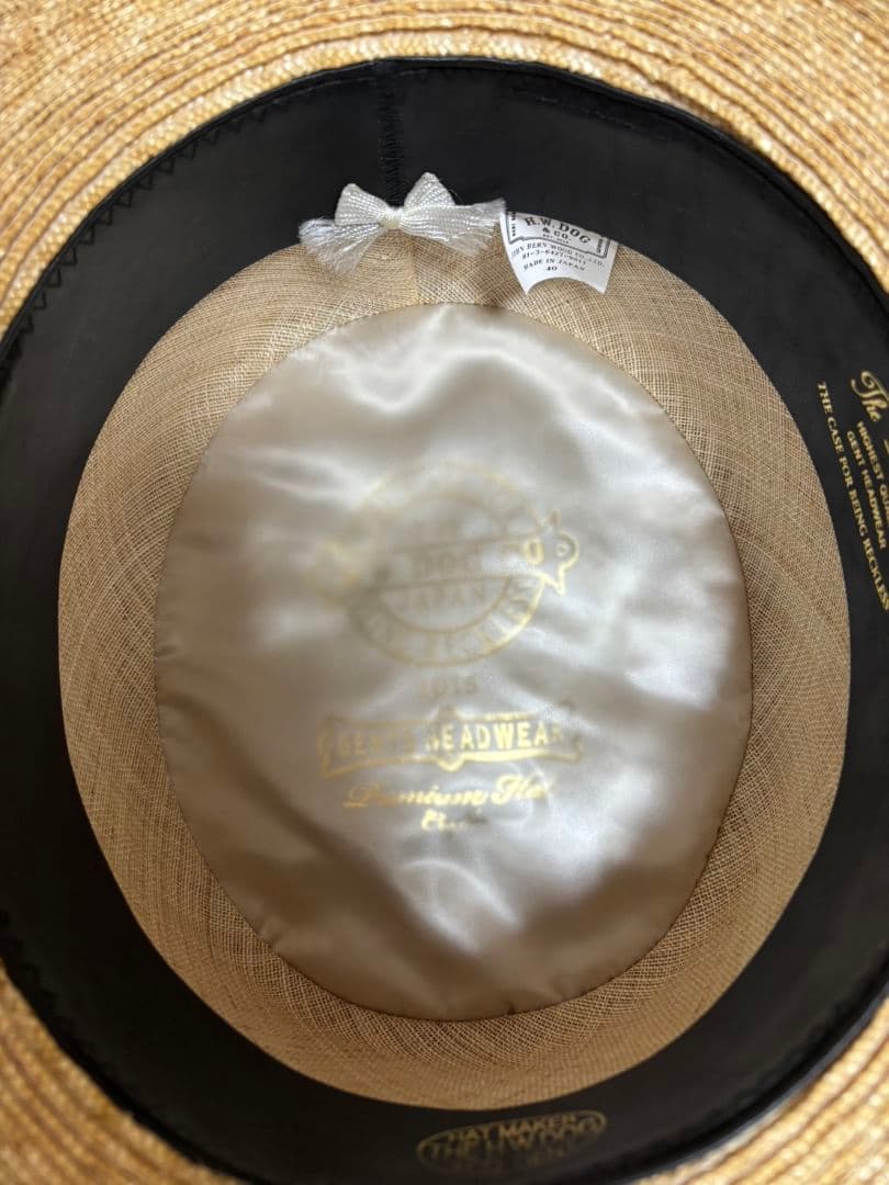 dog＆co カンカン帽　ハット　麦わら