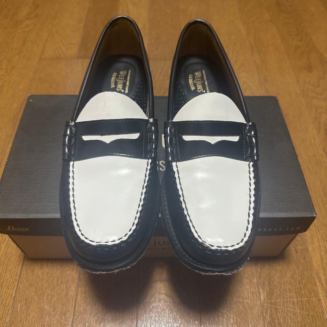 【人気】G.H. BASS LARSON ローファー UK8.5 バイカラー