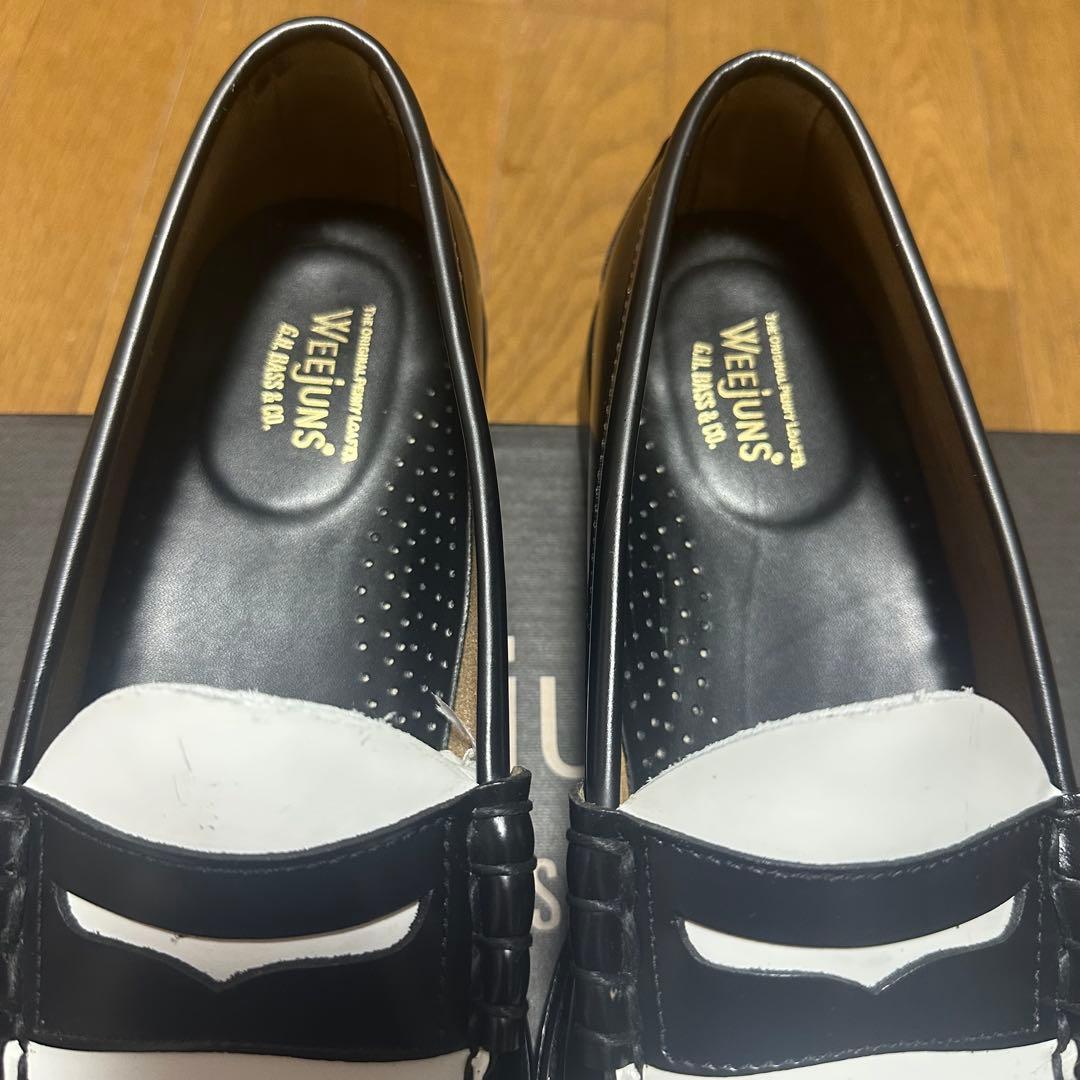 【人気】G.H. BASS LARSON ローファー UK8.5 バイカラー