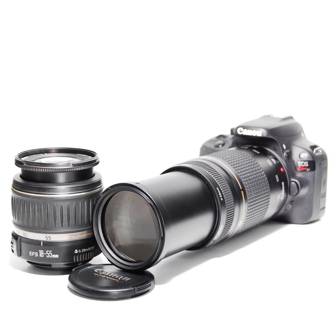 ☘️高性能！☘️Canon Kiss X7 ダブルレンズセット　極美品！