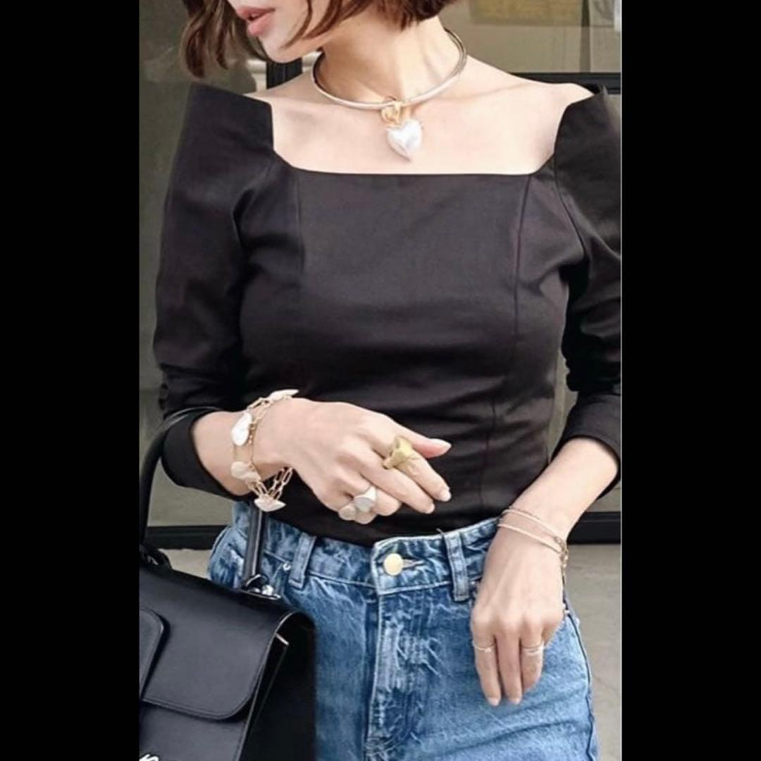 【ぺろ】Elaine Hersby Calista Top オフショルダー