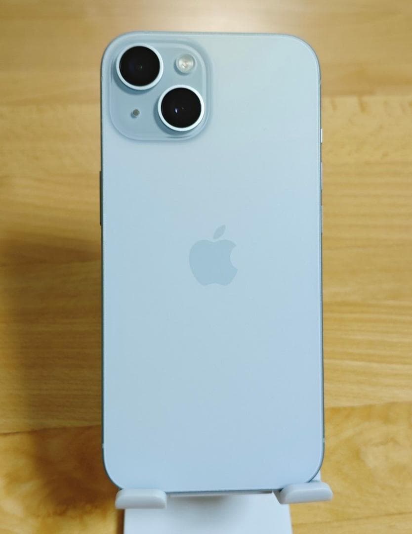 超美品 iPhone15 512GB ブルー SIMフリー 純正バッテリー90%