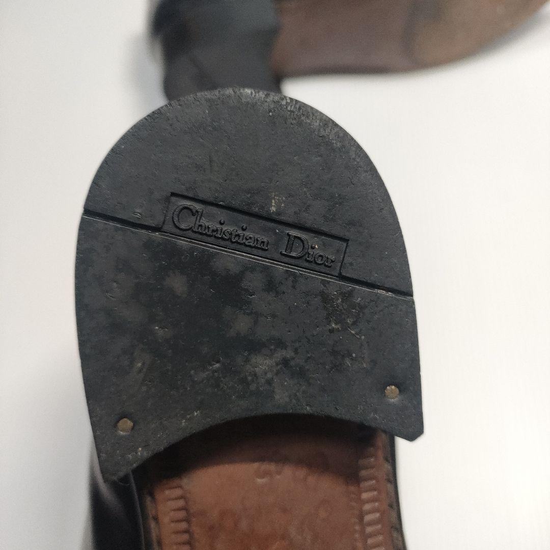 ChristianDior MONSIEUR 黒 26cm ローファー 42
