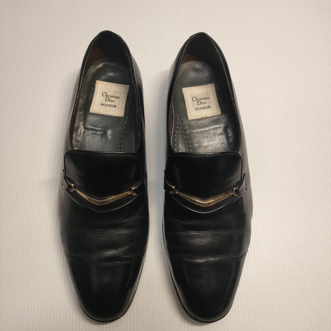 ChristianDior MONSIEUR 黒 26cm ローファー 42