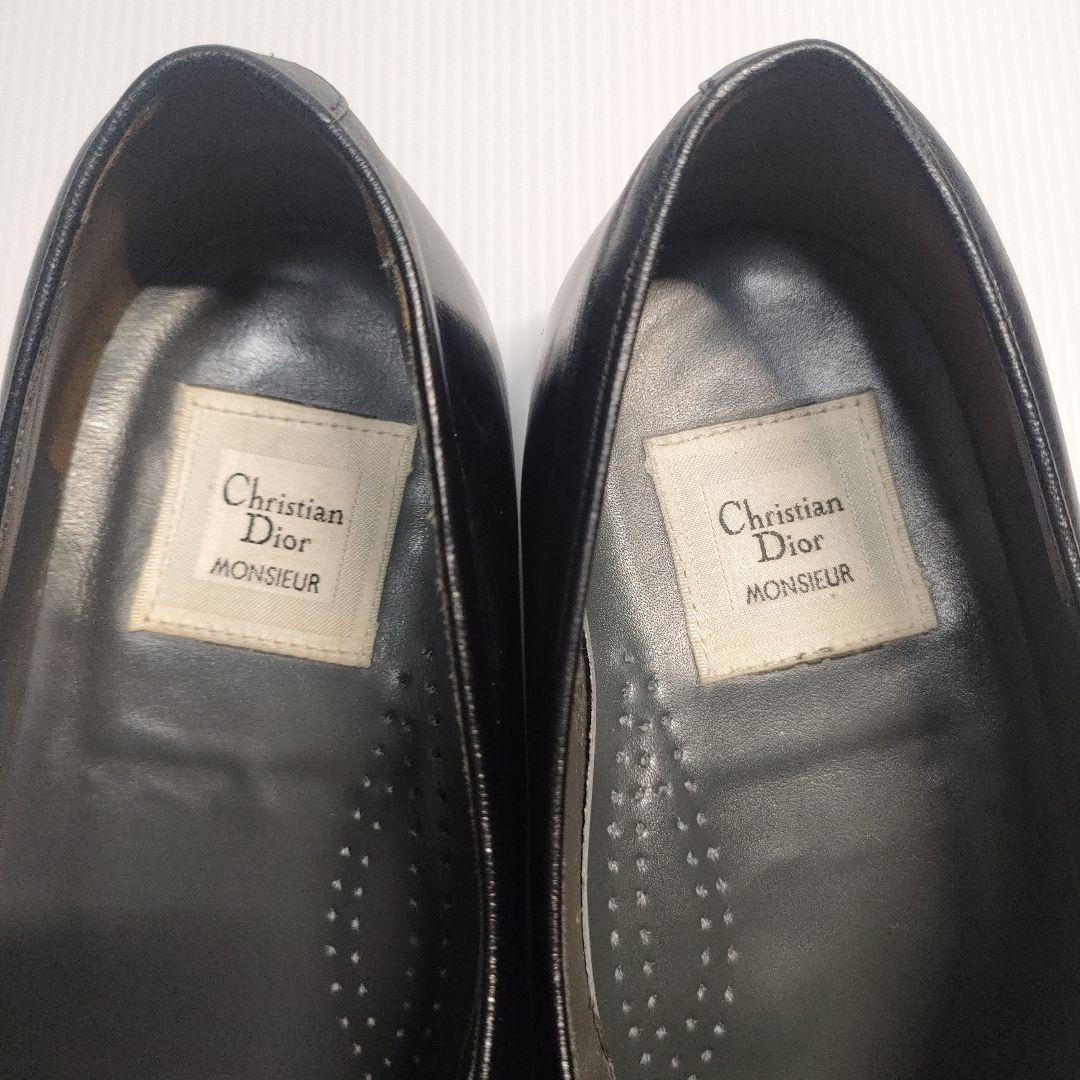 ChristianDior MONSIEUR 黒 26cm ローファー 42
