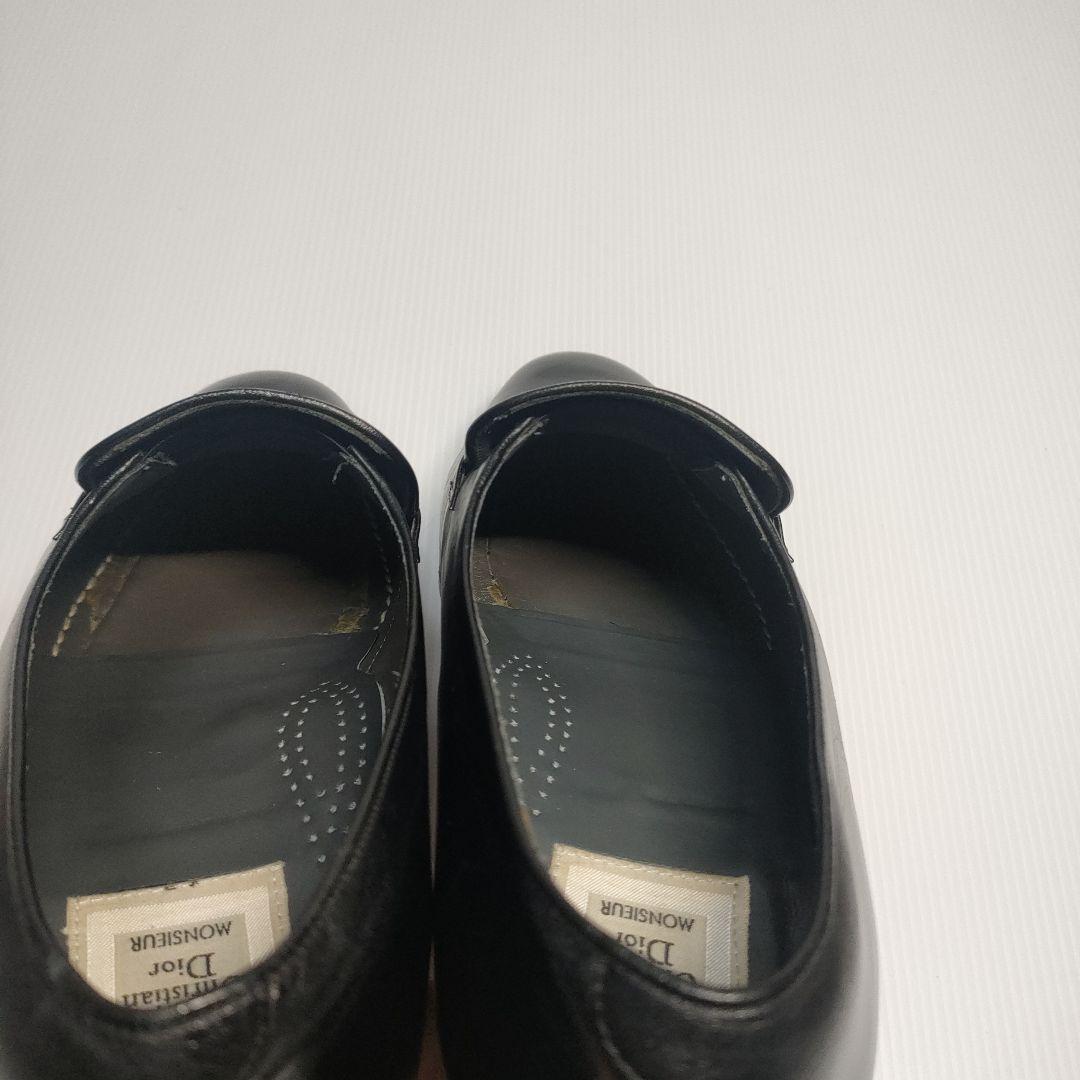 ChristianDior MONSIEUR 黒 26cm ローファー 42