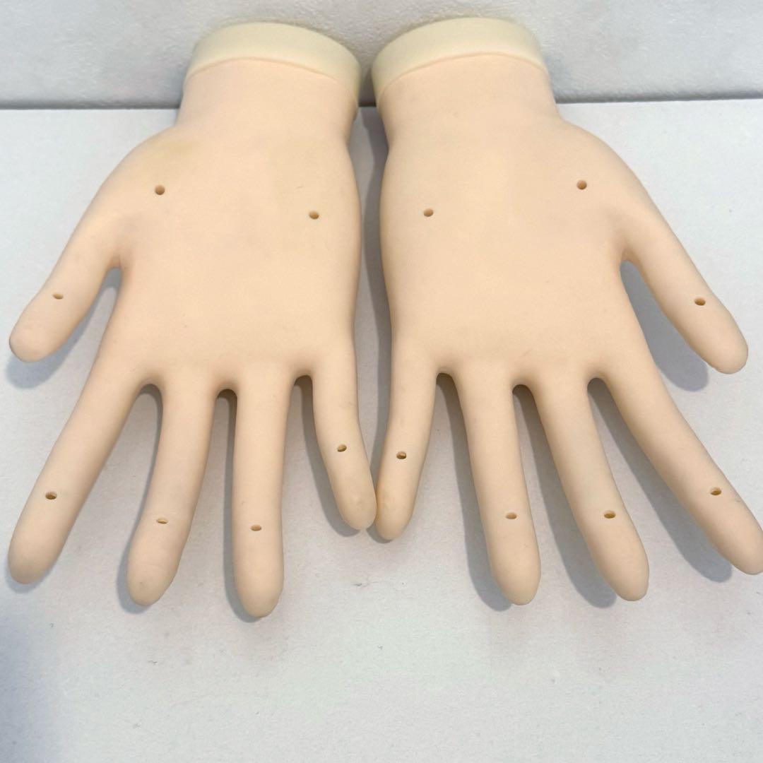 【美品✨骨折なし❗️3.4回使用】JNEC認定モデルハンド ネイリスト技能検定試験