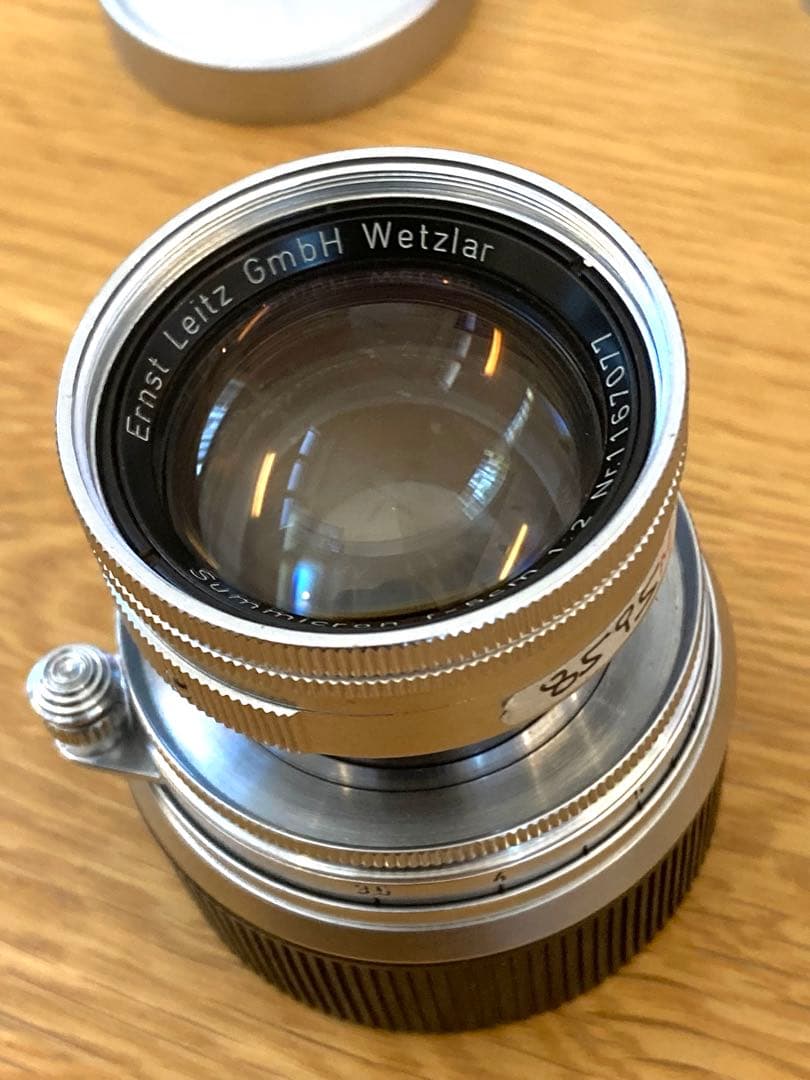 LEICA SUMMICRON M 5cm F2 沈胴　シルバー