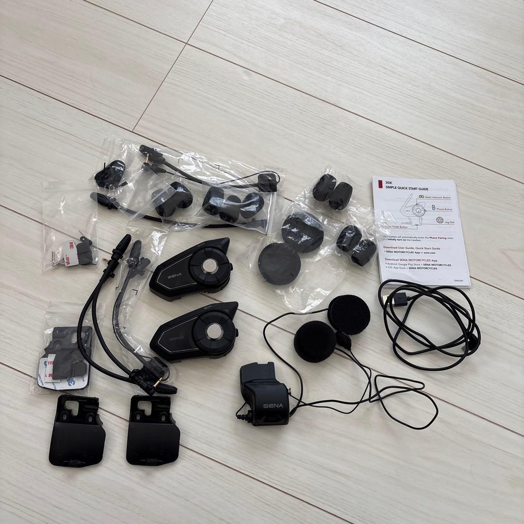 SENA 30K Bluetooth ヘルメットインカムセット
