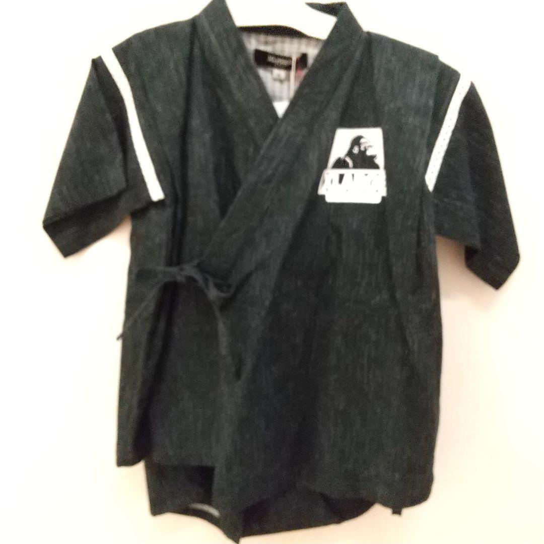 新品未使用 M100cm~110cm エクストララージキッズ 甚平 OGゴリラ