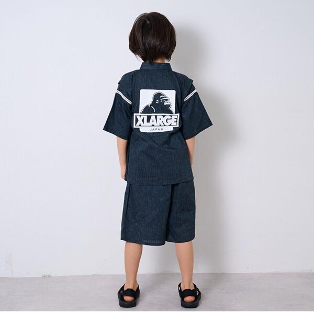 新品未使用 M100cm~110cm エクストララージキッズ 甚平 OGゴリラ