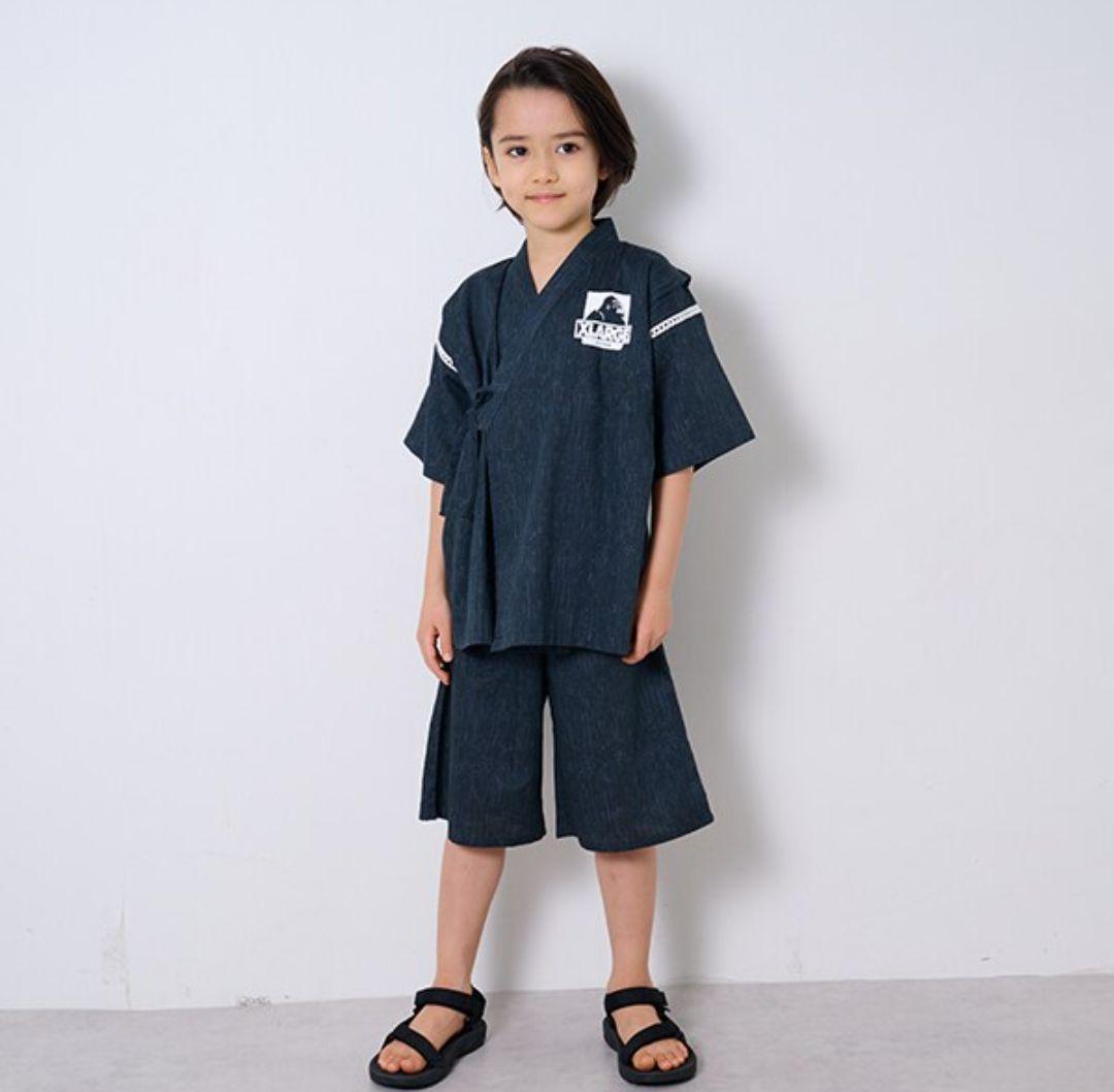 新品未使用 M100cm~110cm エクストララージキッズ 甚平 OGゴリラ