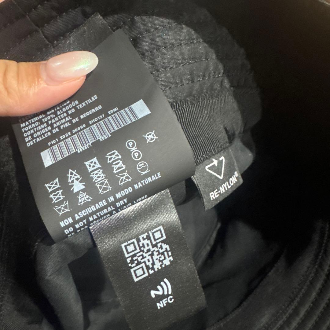 PRADA プラダ　バケットハット　Ｍブラック　ユニセックス