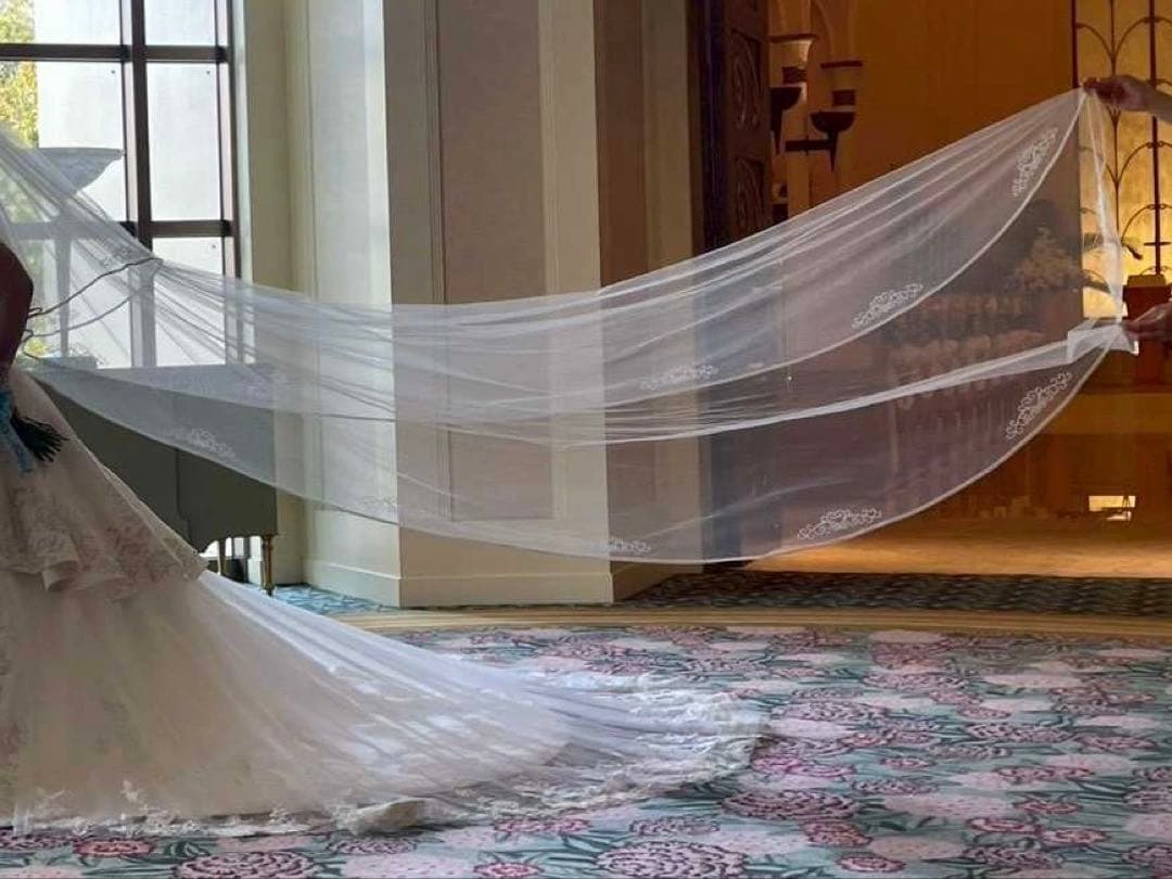 ウェディングベール　ミッキーベール