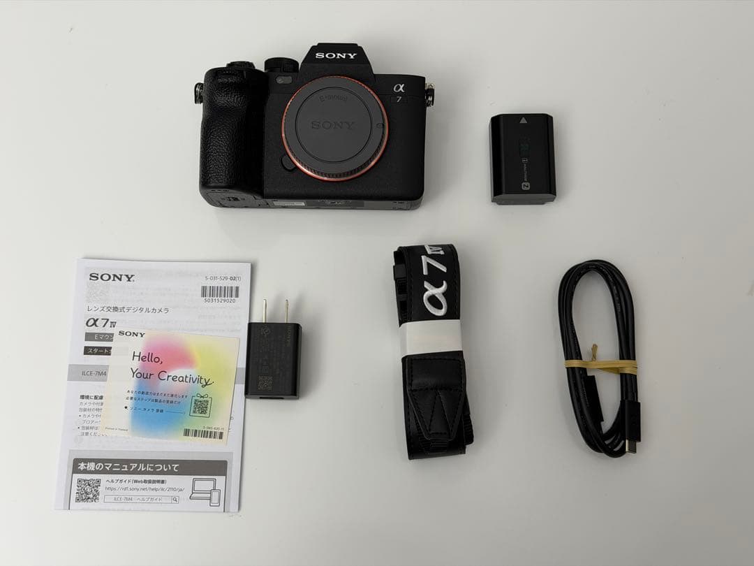 【超美品】SONY α7 IV ILCE-7M4 シャッター637回 ミラーレス