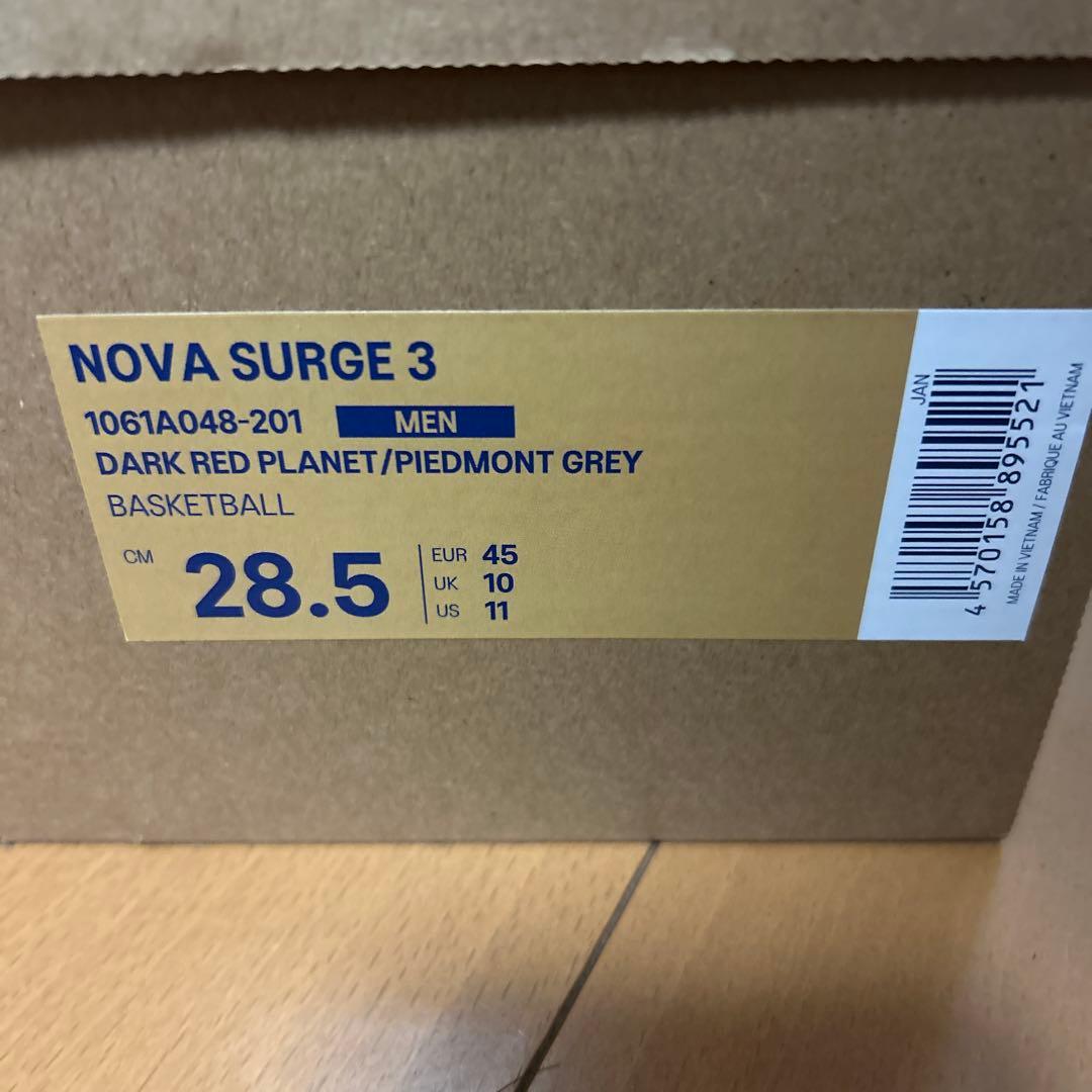 ノヴァサージ3 NOVA SURGE 3 28.5 アシックス