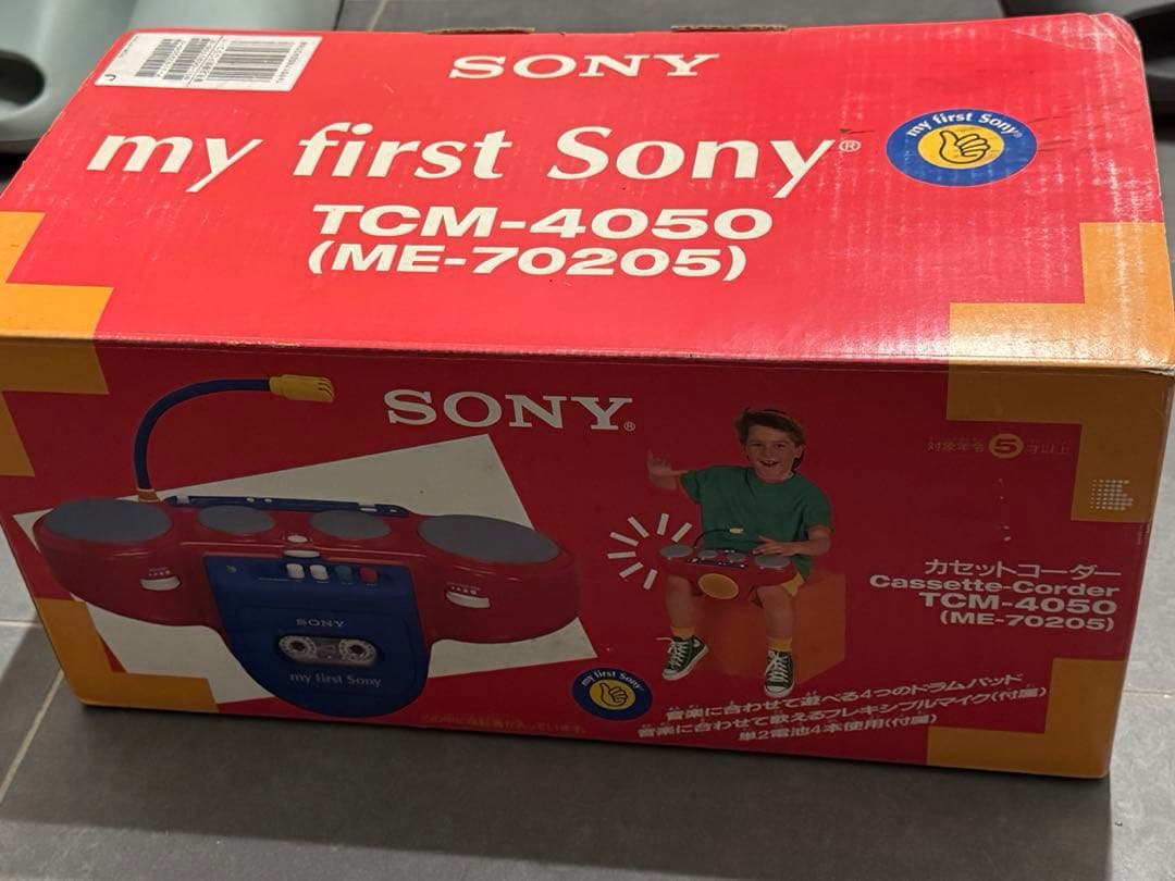 my first sony カセット、ビートサウンドプレーヤーTCM-4050