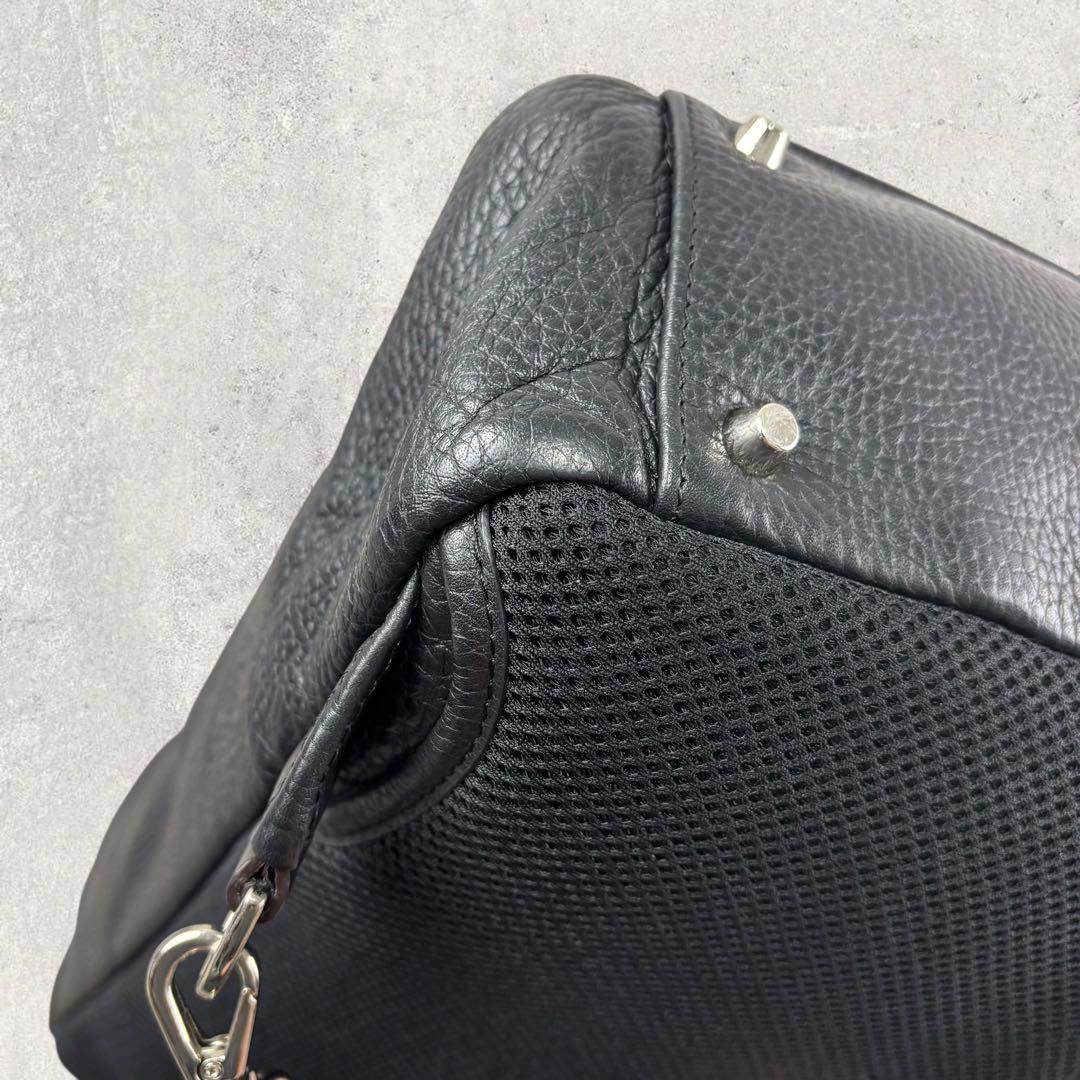 Jocファイブウッズ GRAIN レザー 3way リュック 黒　シボ