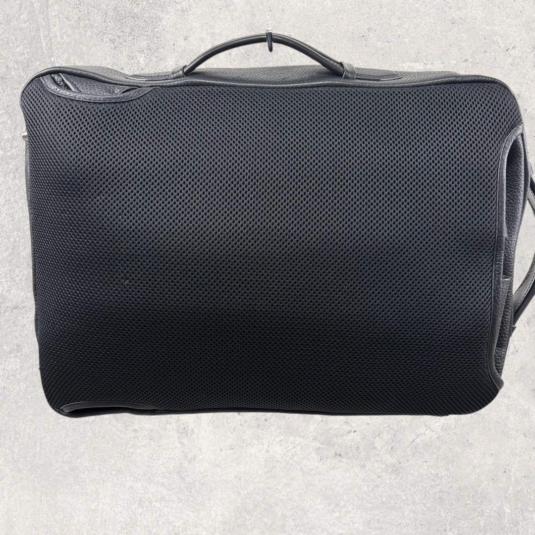 Jocファイブウッズ GRAIN レザー 3way リュック 黒　シボ