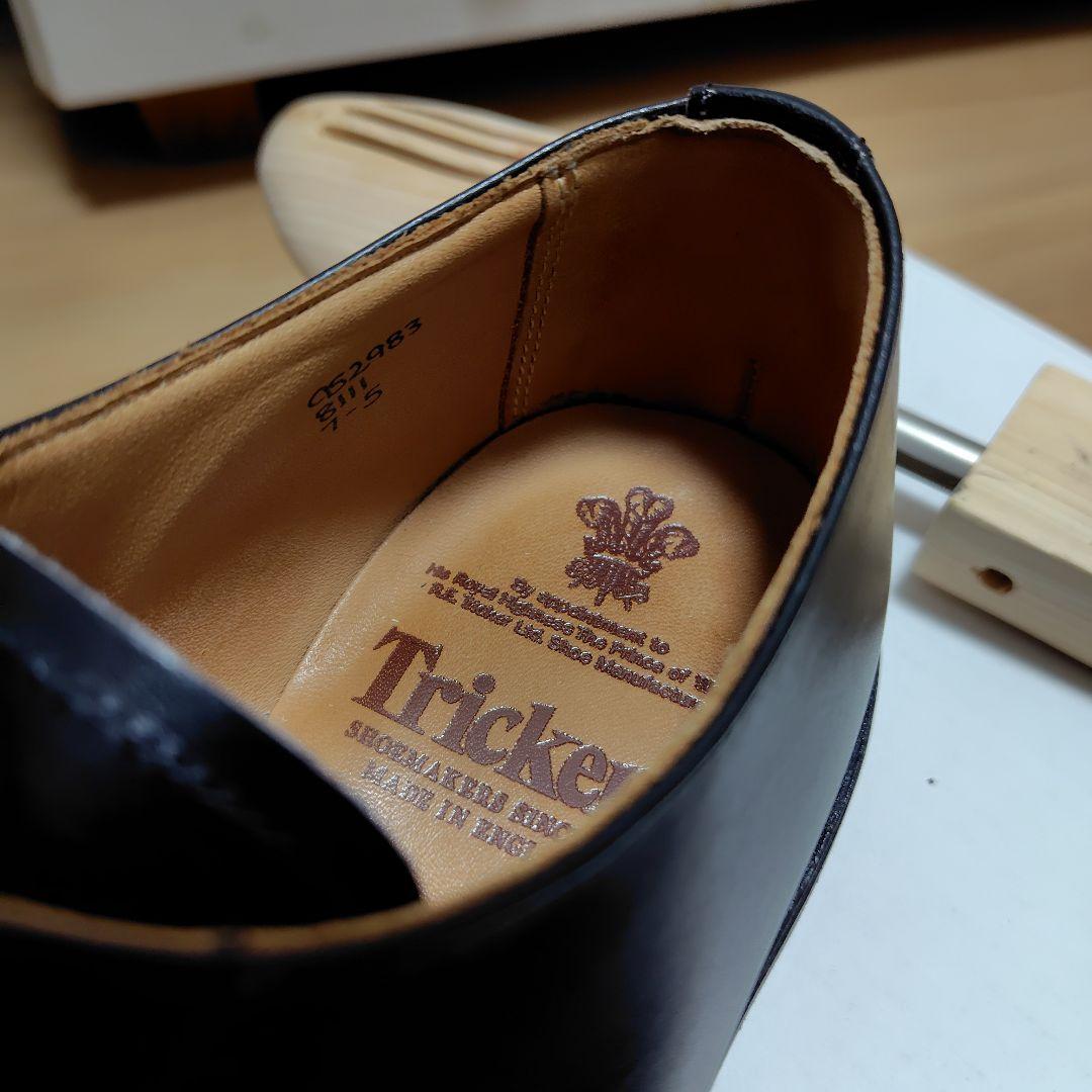 ほぼ新品 Tricker's プレーントゥ シューツリー付