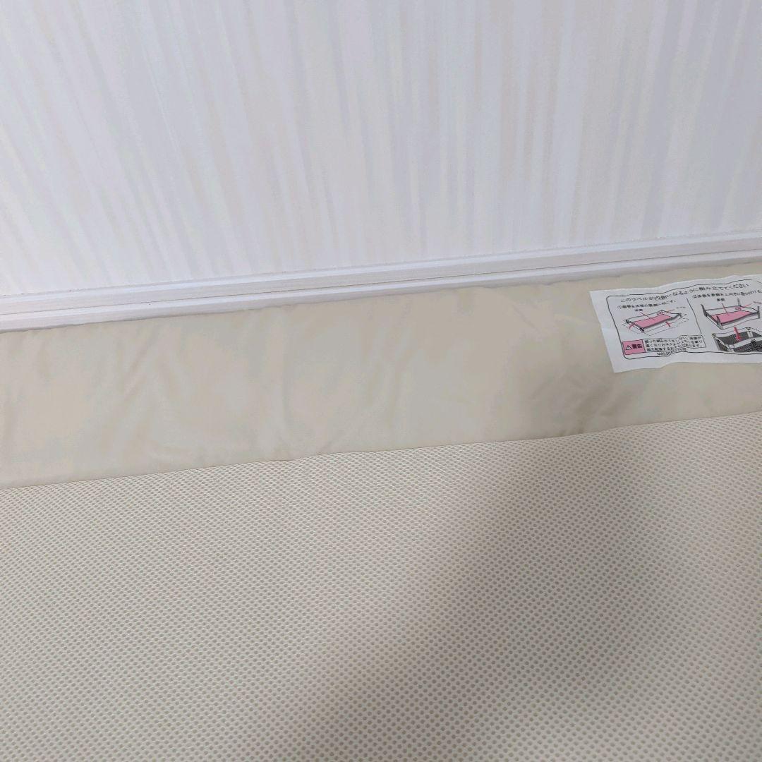 【美品】Aprica アップリカ ベビーベッド ココネルエアー ミルク