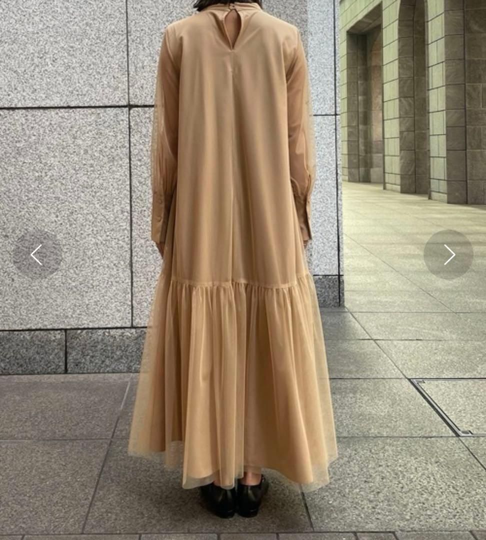 チュールハイネックワンピース　CAPRICIEUX LE'MAGE