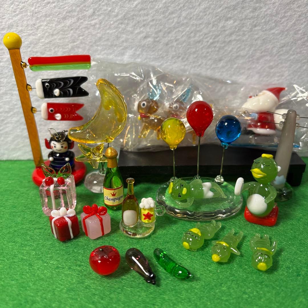 みるく。　ガラス細工　ミニチュア