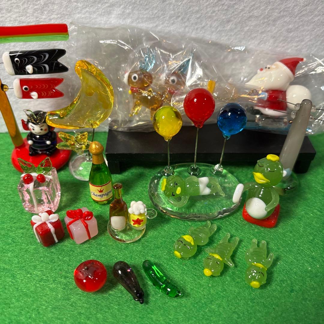 みるく。　ガラス細工　ミニチュア