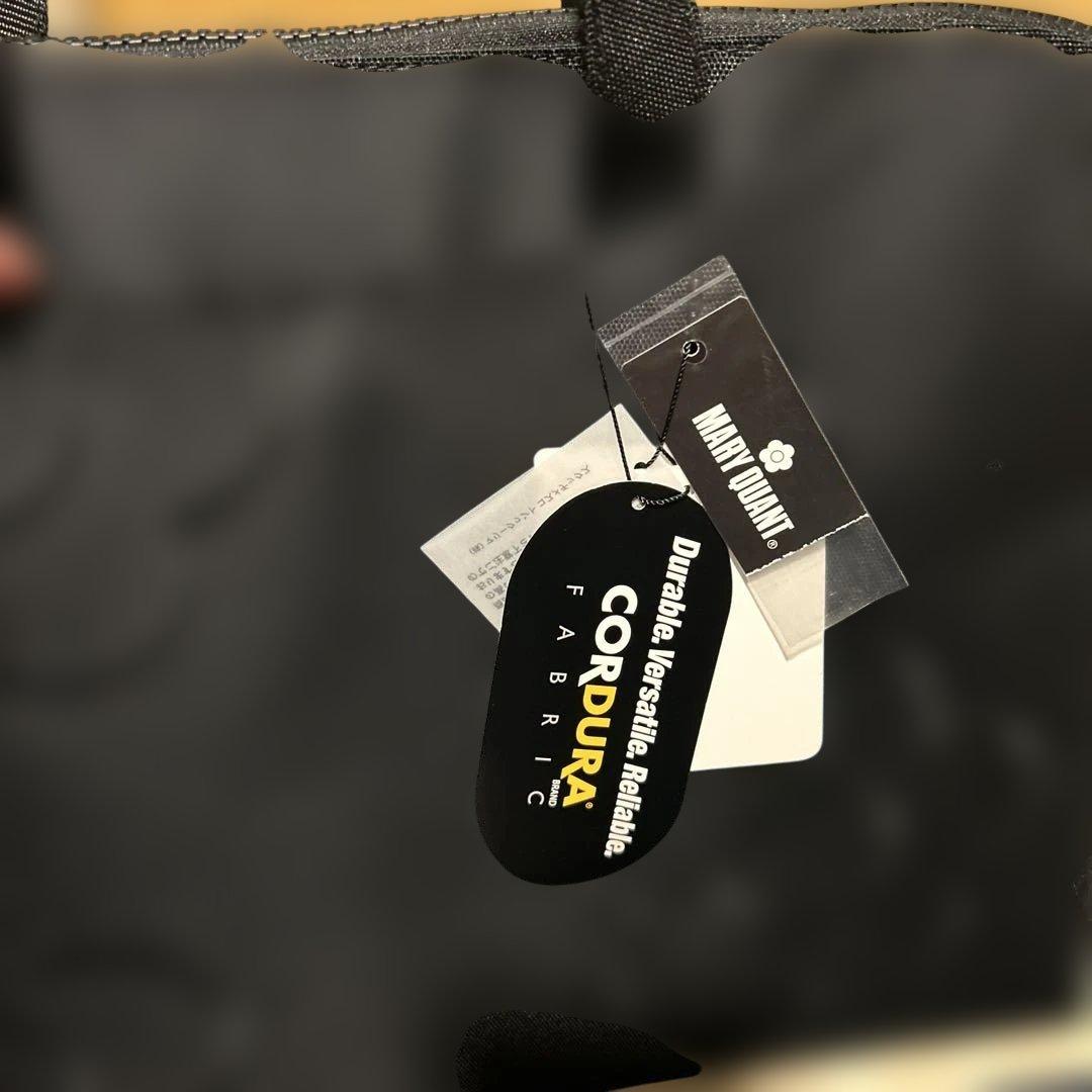 【未使用品】MARY QUANTマリークワント　ビジネス　PCバッグ　ブラック