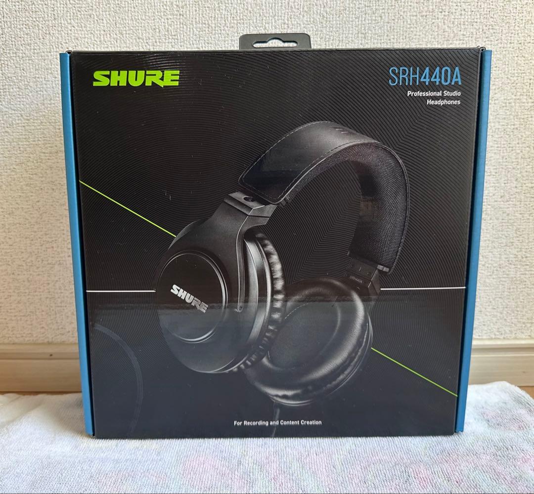 SHURE SRH440A 有線ヘッドホン