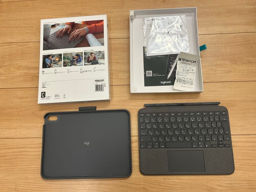 iPad専用タッチパッド付きキーボード