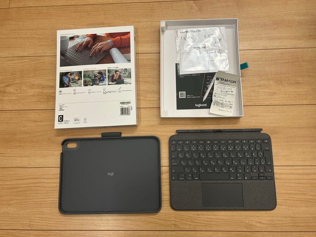 iPad専用タッチパッド付きキーボード