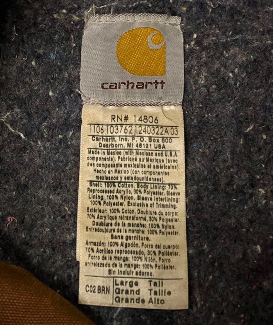 Carhartt カーハート　チョアコート　デトロイトジャケット　Lサイズ