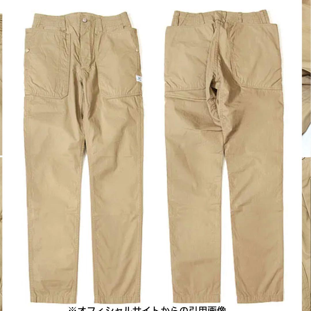 SASSAFRAS フォールリーフスプレイヤーパンツ ギャバジン生地使用