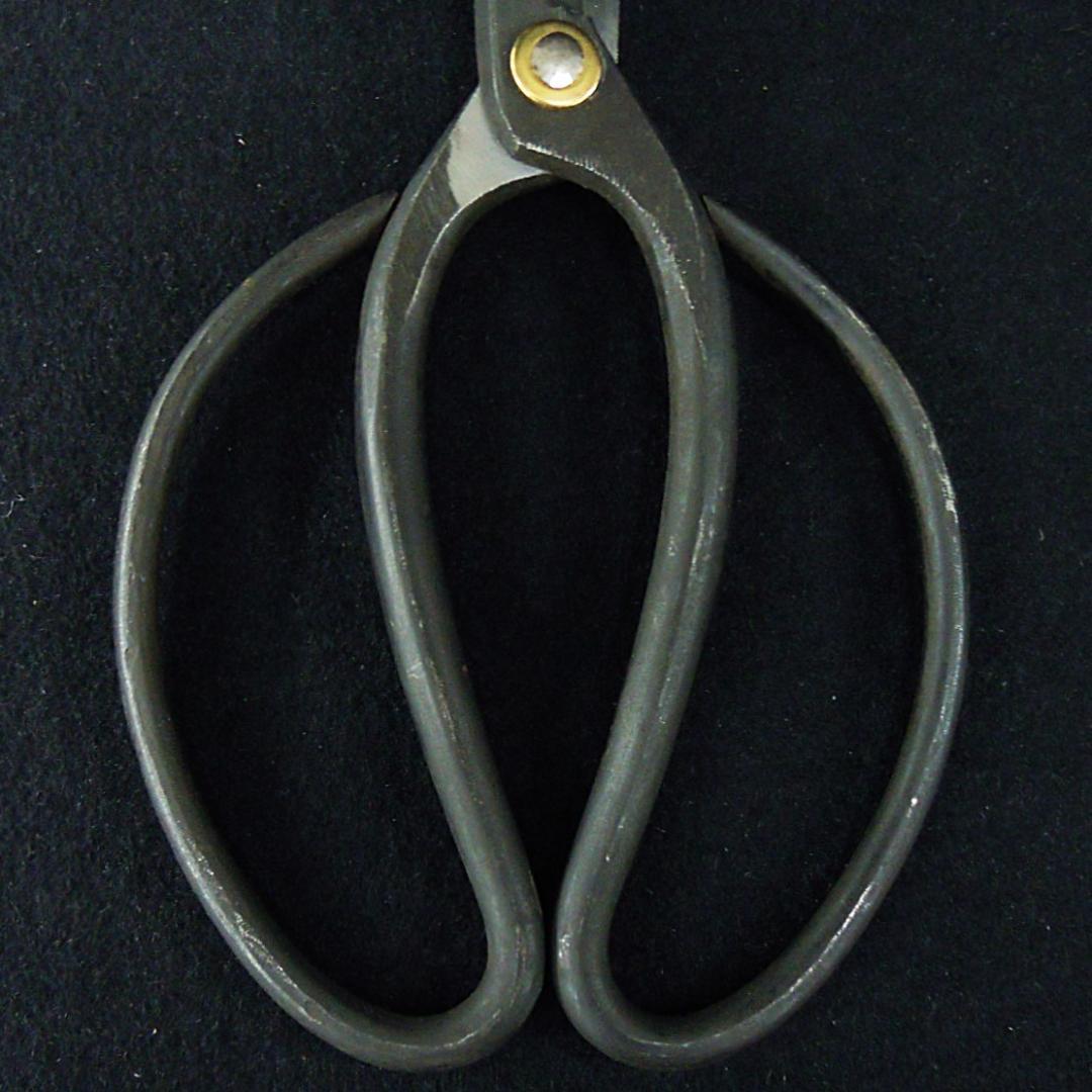 安重打刃物店 総火造 大久保鋏 無銘 未使用 192mm 新店舗移転時の整理品