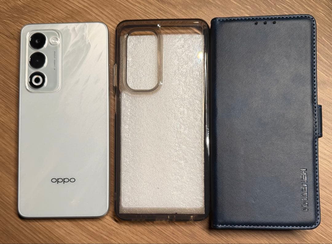 OPPO A5 5G ホワイト 本体 ケース付き