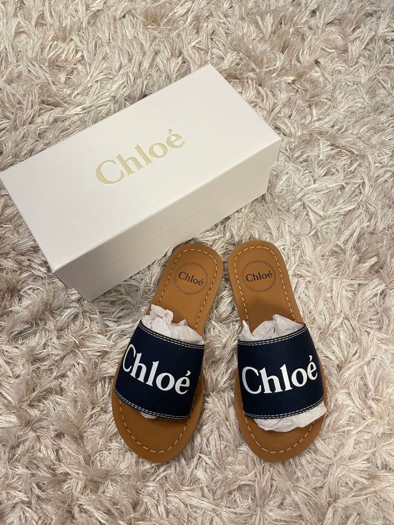 クロエ chloe キッズ サンダル Dior キャラメル ボンポワン シューズ