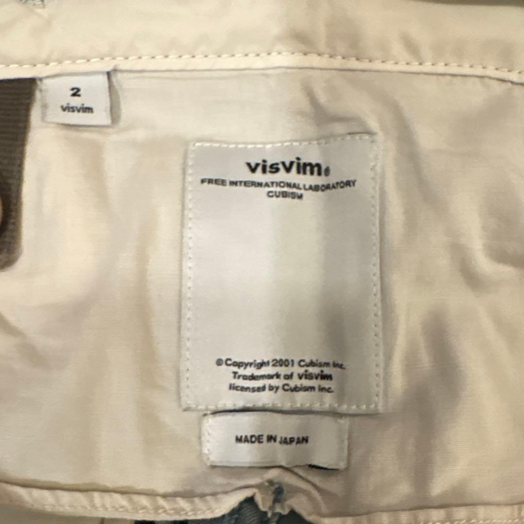 visvim カーゴショートパンツ カーキ 2