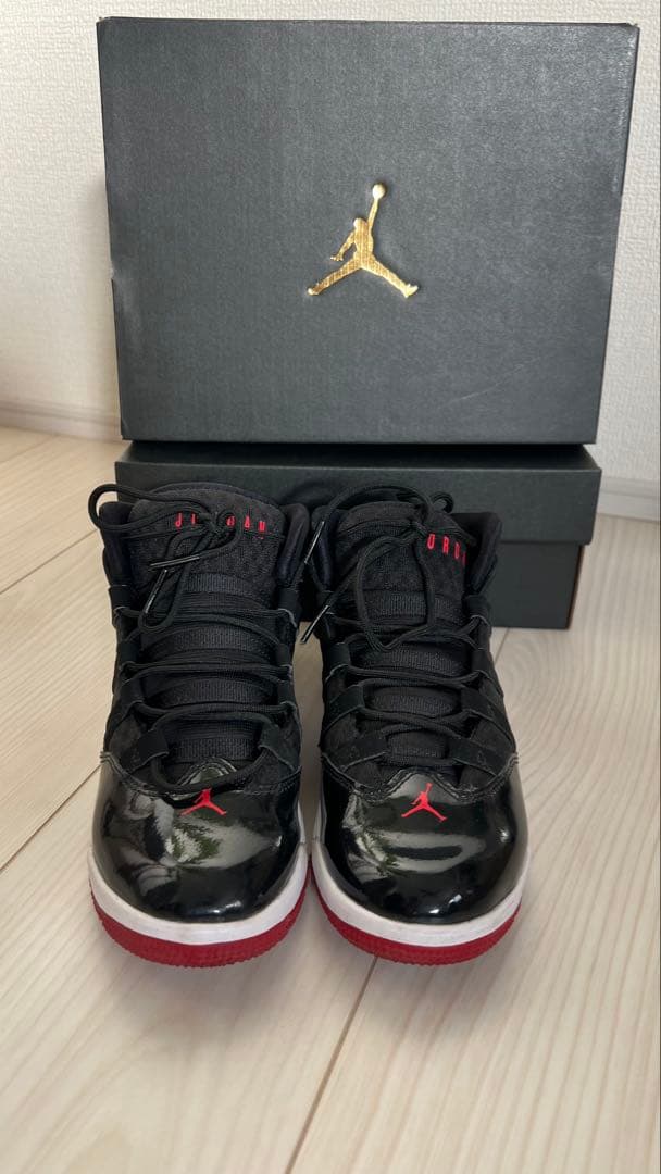 ナイキ　エアジョーダン 21cmAir Jordan ブラック/レッド