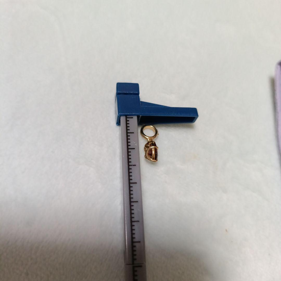 【値下げ】スタージュエリー　ネックレスチャーム　ガーネット&ダイヤモンド