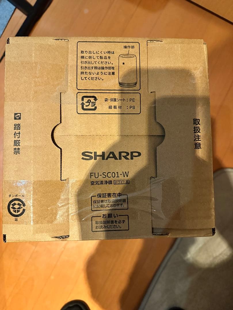 シャープ SHARP 空気清浄機 プラズマクラスター FU-SC01-W