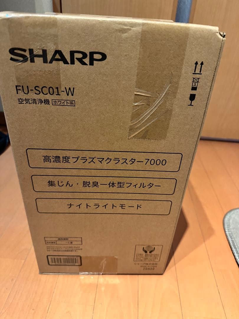シャープ SHARP 空気清浄機 プラズマクラスター FU-SC01-W