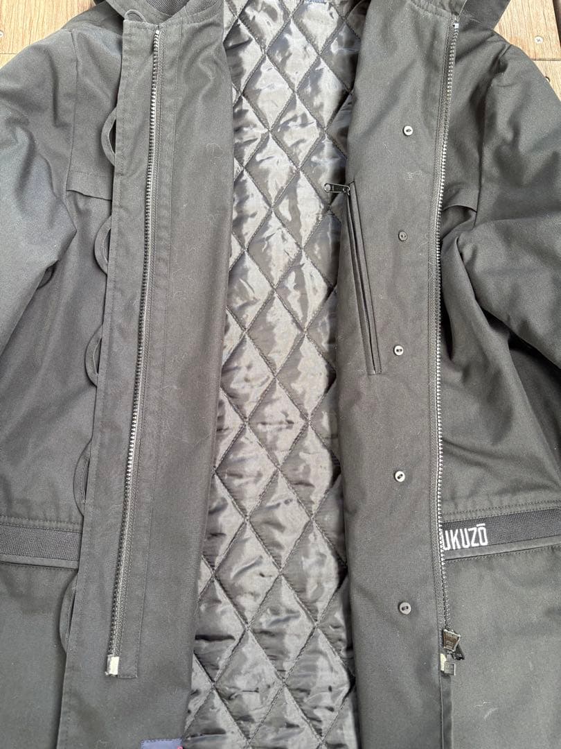 フクゾーFUKUZO ウィンドコート　ブラック