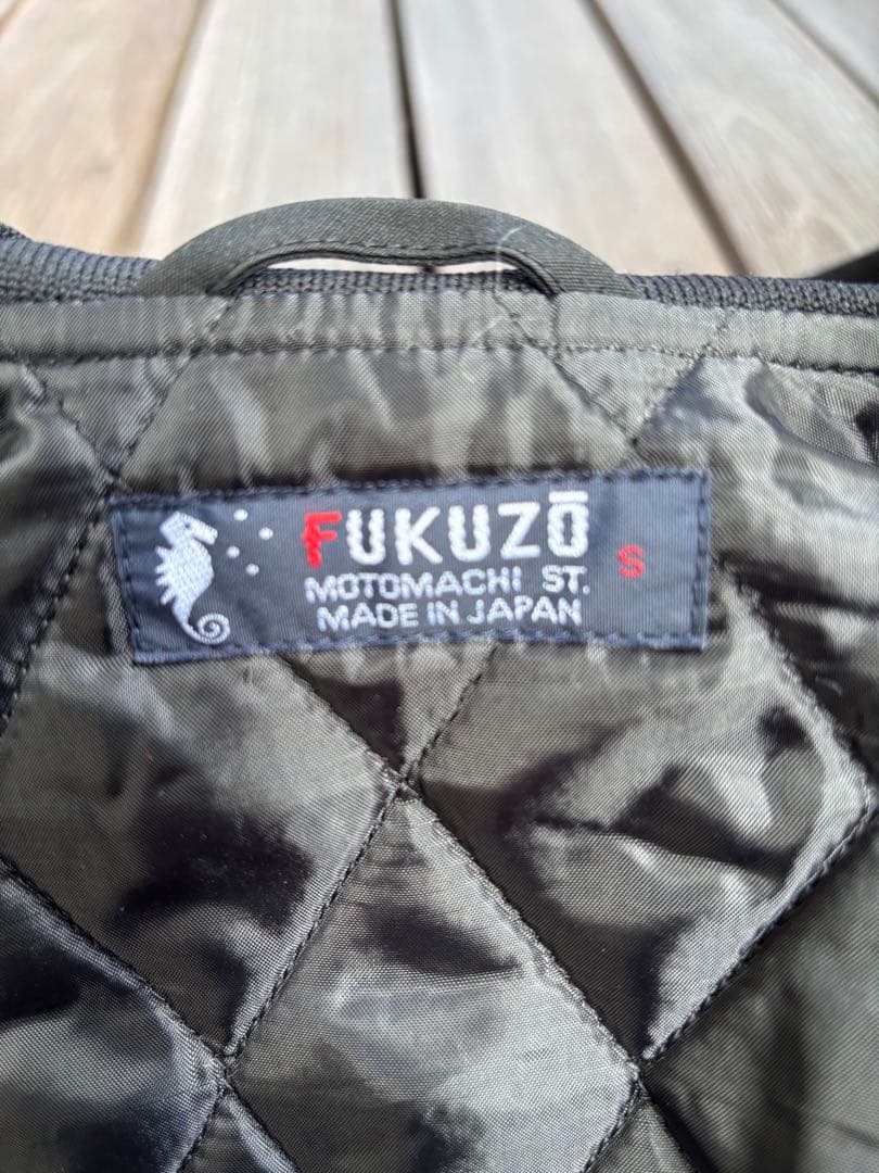 フクゾーFUKUZO ウィンドコート　ブラック