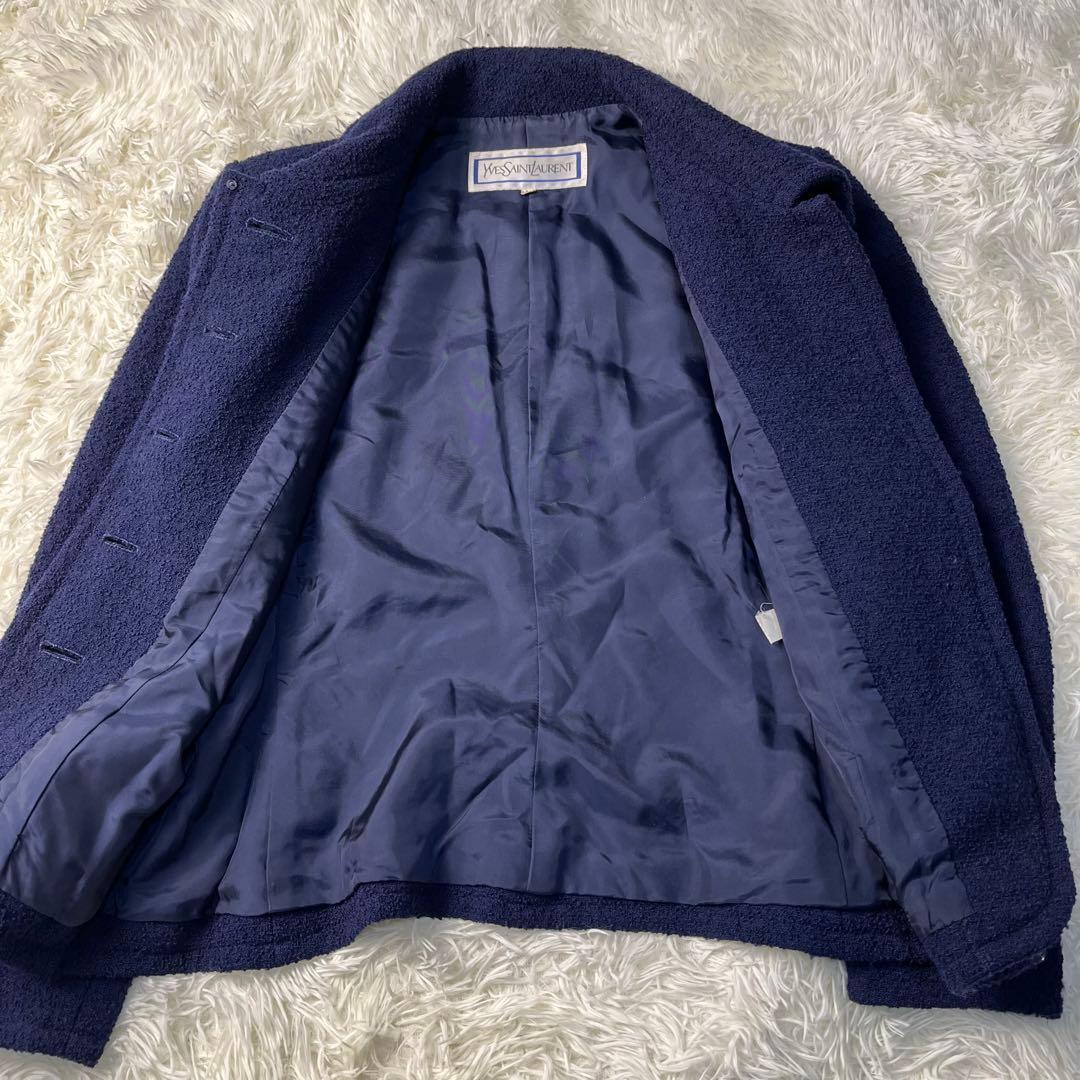 合馬公式アカウント1 　YVESSAINTLAURENTツイードテーラード