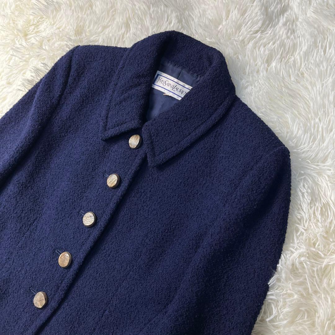 合馬公式アカウント1 　YVESSAINTLAURENTツイードテーラード