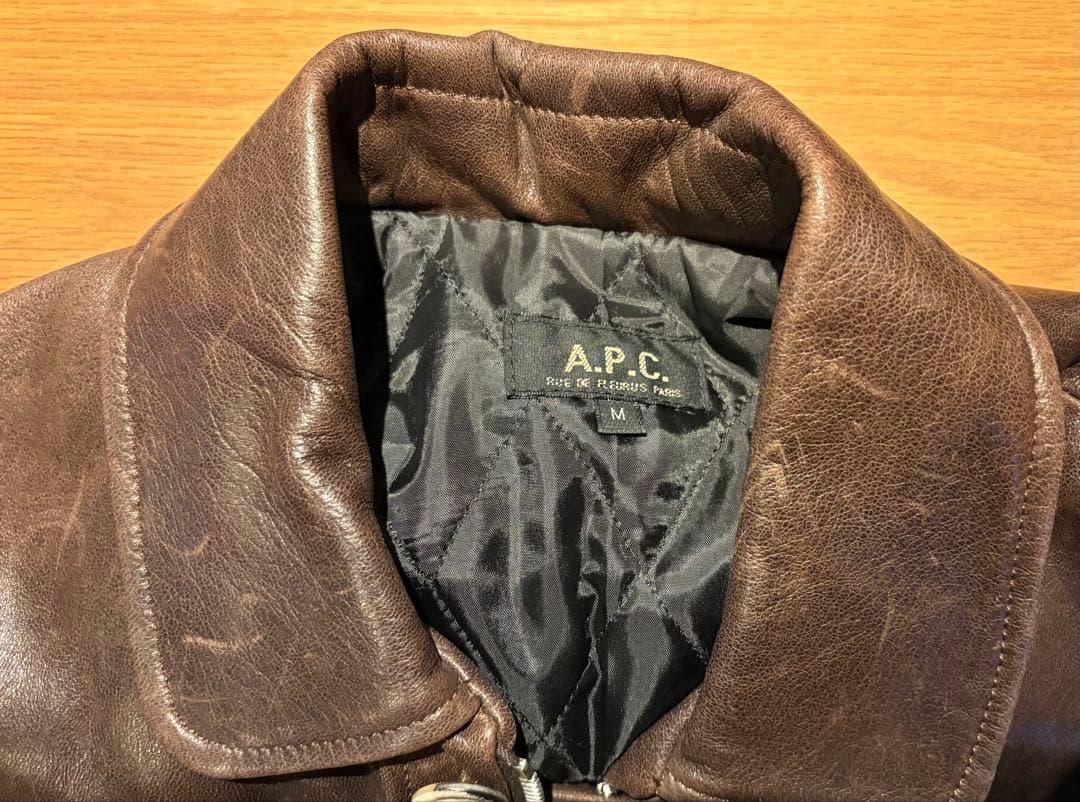 A.P.C. レザージャケット