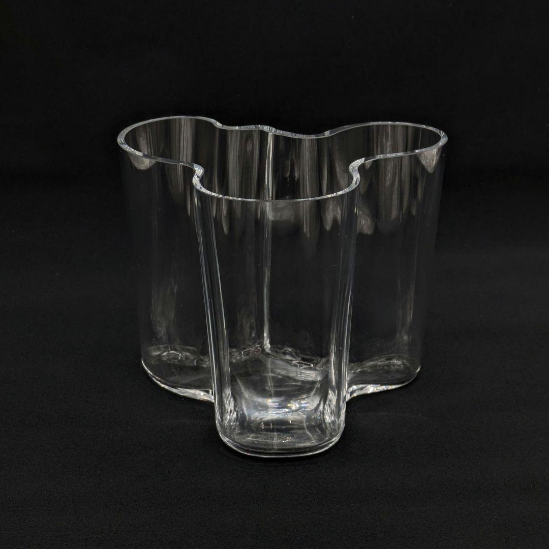 0604【美品】イッタラ アアルト コレクション ベース 120mm クリア