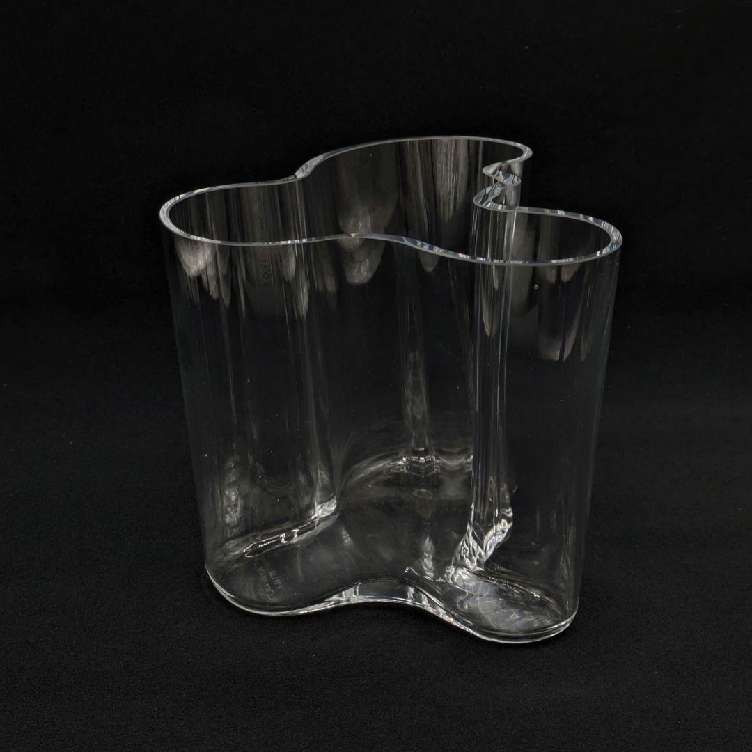 0604【美品】イッタラ アアルト コレクション ベース 120mm クリア